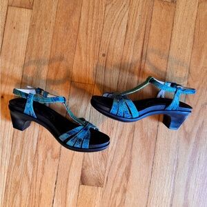 Obeo Women’s 🆂 Bio System Snake Skin Heel Sandals